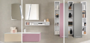 meubles salle de bain Delpha coloris doux