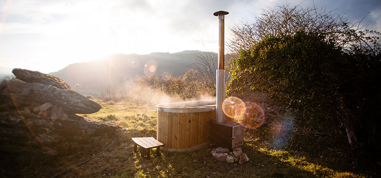 bain nordique en extérieur